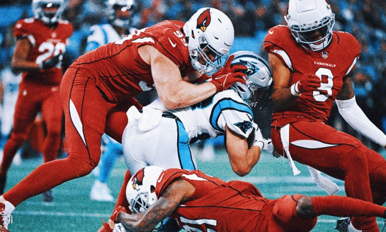 arizona cardinals vs carolina panthers match player stats